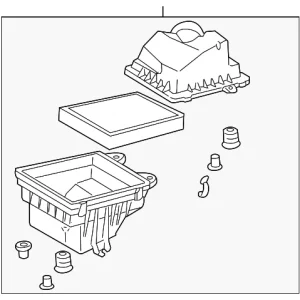 Air Cleaner Assembly - Mazda (FP47-13-320C)