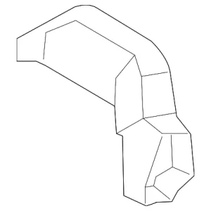 Lower Duct - Mazda (KD45-61-158D)