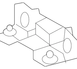 Rear Frame End Cover - Mazda (DN4E-53-7FZ)