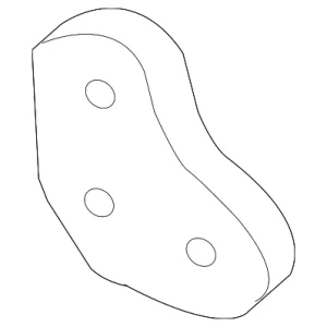Heater Core Seal - Mazda (GJ6F-61-J12A)