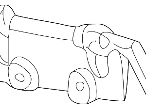 Handle, Outside - Mazda (1F65-58-420)