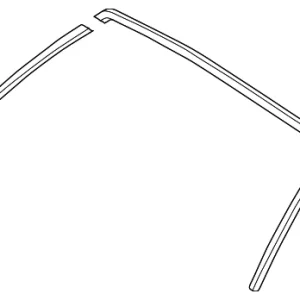 Back Glass Dam - Mazda (GA7B-50-894)
