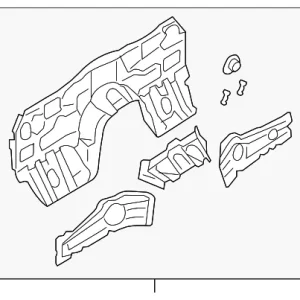Lower Dash Panel - Mazda (FE01-53-400D)