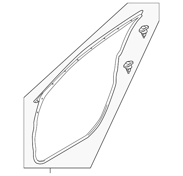 Door Weather-Strip - Mazda (KB7W-58-760A)