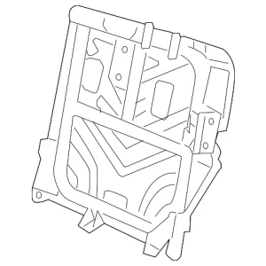 Seat Back Frame - Mazda (ZZDL-88-780)