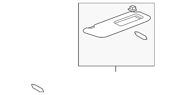 Sun-Visor - Mazda (KB8C-69-270A-75)