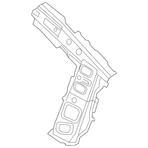 Lock Pillar Reinforced - Mazda (B45A-70-120)