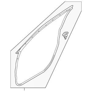 Door Weather-Strip - Mazda (VA40-58-760)