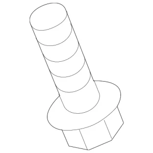 Lower Shaft Upper Bolt - Mazda (D10J-32-099)