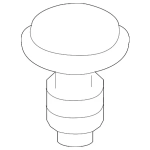 Door Weather-Strip Fastener - Mazda (F151-58-762)
