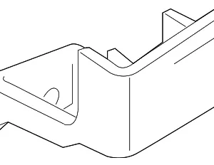 Lower Molding - Mazda (KB7W-51-W70B)