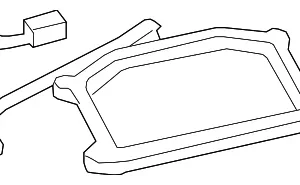 Headlamp Assembly Cover - Mazda (GS1G-51-0D2)