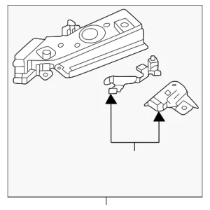 Headlamp Bracket - Mazda (KMY6-53-26X)