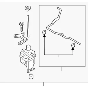 Reservoir Assembly - Mazda (PAF3-15-360A)