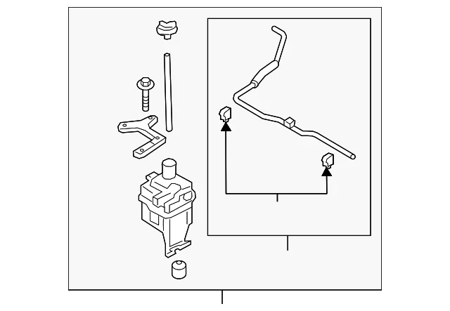 Reservoir Assembly - Mazda (PAF3-15-360A)