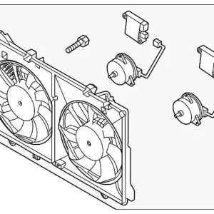 Fan Assembly - Mazda (SH9H-15-025)