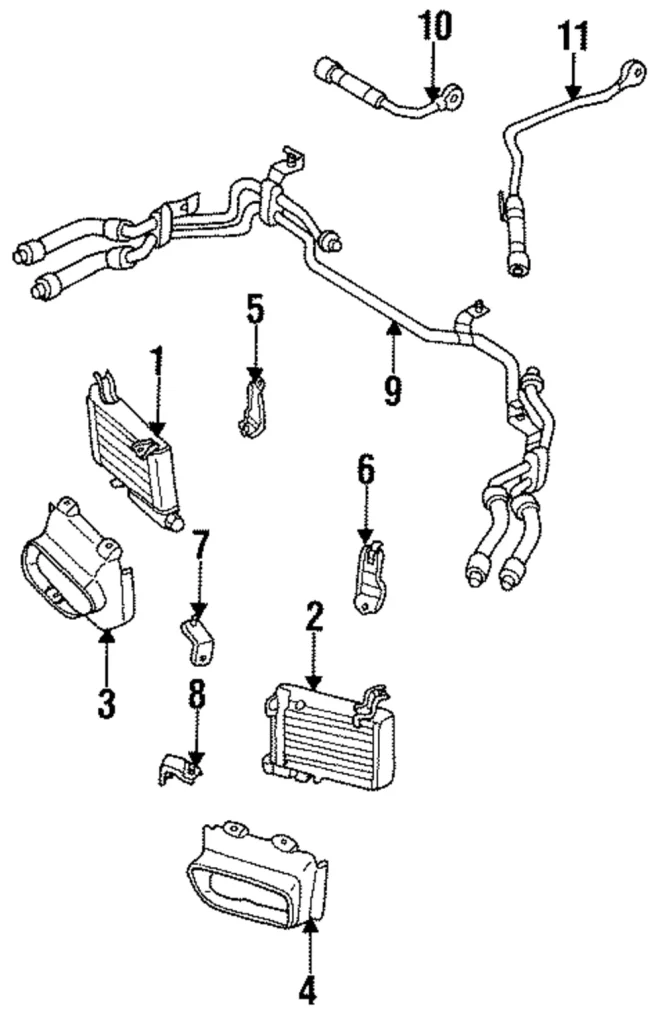 Cooling Duct - Mazda (N3B2-14-708)