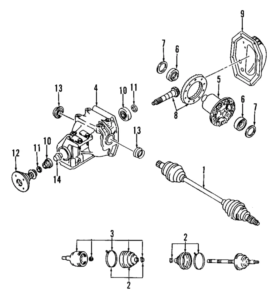 Ring & Pinion - Mazda (RS08-27-110A)