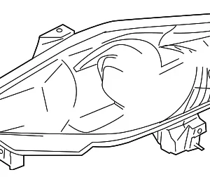 Composite Headlamp - Mazda (CC43-51-0K0C)