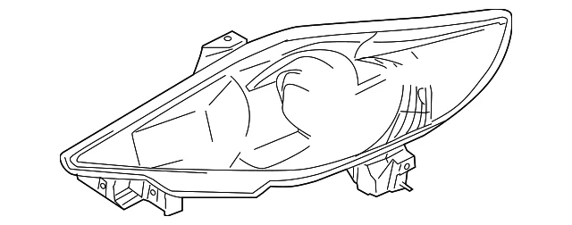 Composite Headlamp - Mazda (CC43-51-0K0C)