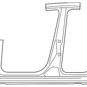 Center Pillar & Rocker - Mazda (KDY3-70-271C)