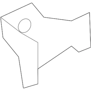 Rear Bracket Nut Plate - Mazda (KD53-70-632)