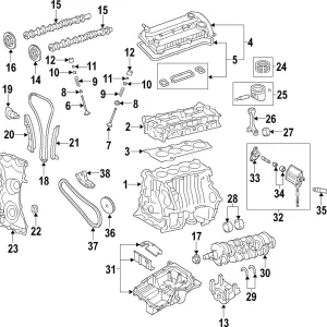 Balance Shaft Assembly - Mazda (L32A-11-700)