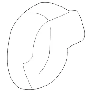 Retractor Assembly Cover - Mazda (EC02-57-631-22)
