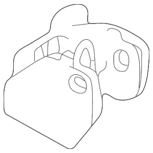 Side Mount Bracket - Mazda (B26C-39-080)