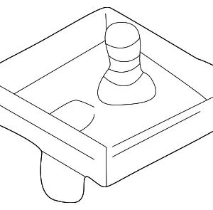 High Mount Lamp Fastener - Mazda (GJ4H-51-14YA)