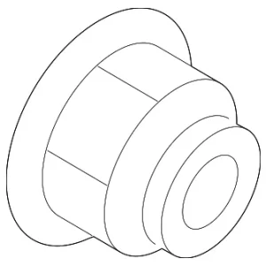 Axle Nut - Mazda (KBB6-33-042)