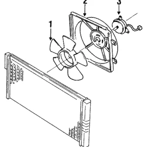 Fan Blade - Mazda (FE68-15-140A)