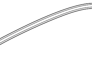 Upper Molding - Mazda (BHS2-50-985C)