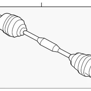Axle Assembly - Mazda (MA04-25-600A)