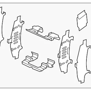 Disc Brake Pad Set - Mazda (VAY0-26-43ZB)