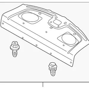 Pkg Tray Trim - Mazda (BL8D-68-3A0A-05)