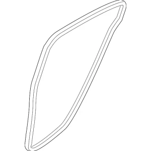 Weather-Strip On Body - Mazda (BHN9-68-913A)