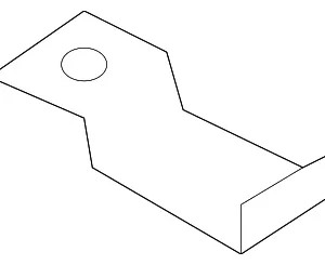 Dome Lamp Assembly Bracket - Mazda (BBM4-68-035)