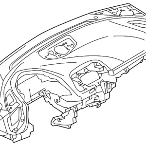 Instrument Panel - Mazda (BHN1-60-350-02)