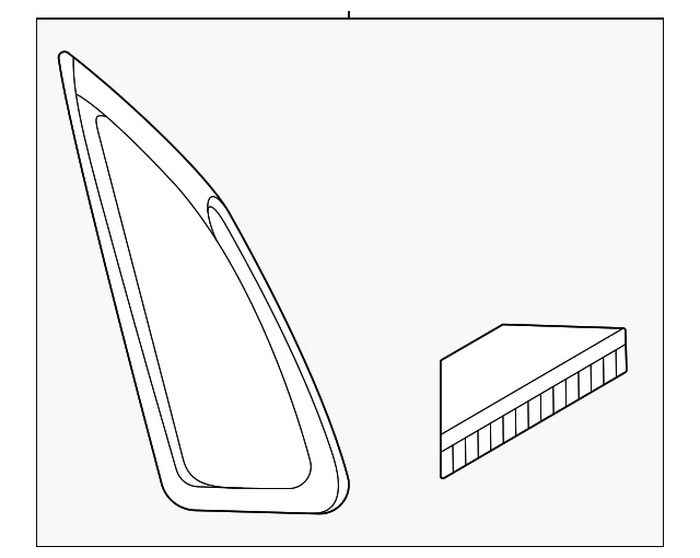 Quarter Glass - Mazda (DGJ1-62-950A)