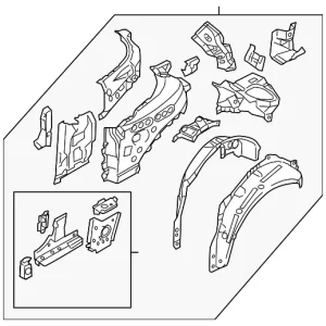 Panel(L) W - Mazda (NEY2-71-150)
