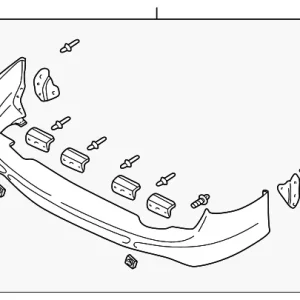 Spoiler Assembly - Mazda (L093-51-9K0B-08)
