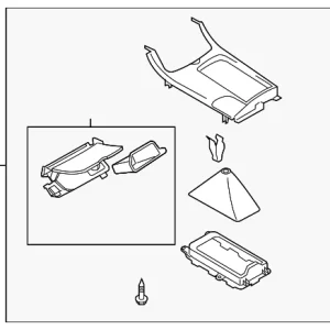 Shift Panel - Mazda (GR1C-64-340E-02)