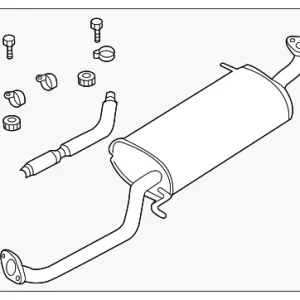 Intermediate Pipe - Mazda (AJ17-40-100B)