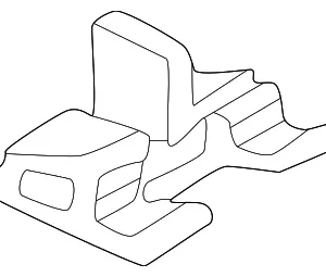 Roof Molding Clip - Mazda (T0Y1-50-629C)