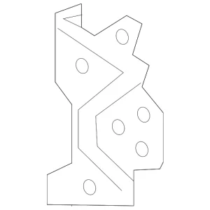 Front Bracket - Mazda (D10E-53-12X)