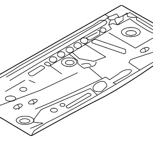 Front Floor Pan - Mazda (KDY3-54-60X)