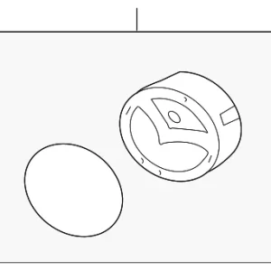 Emblem Assembly - Mazda (C237-51-730B-38)