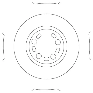 Wheel, Spare - Mazda (9965-02-4080)