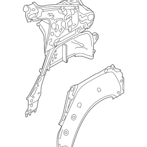 Inner Panel Assembly - Mazda (BBY3-70-100A)